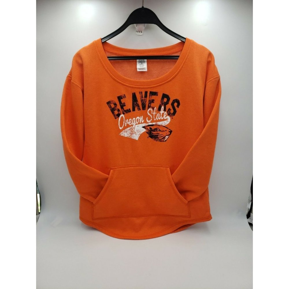 Rivalry Threads Bright Orange Oregon State Beavers Scoop Pullover
